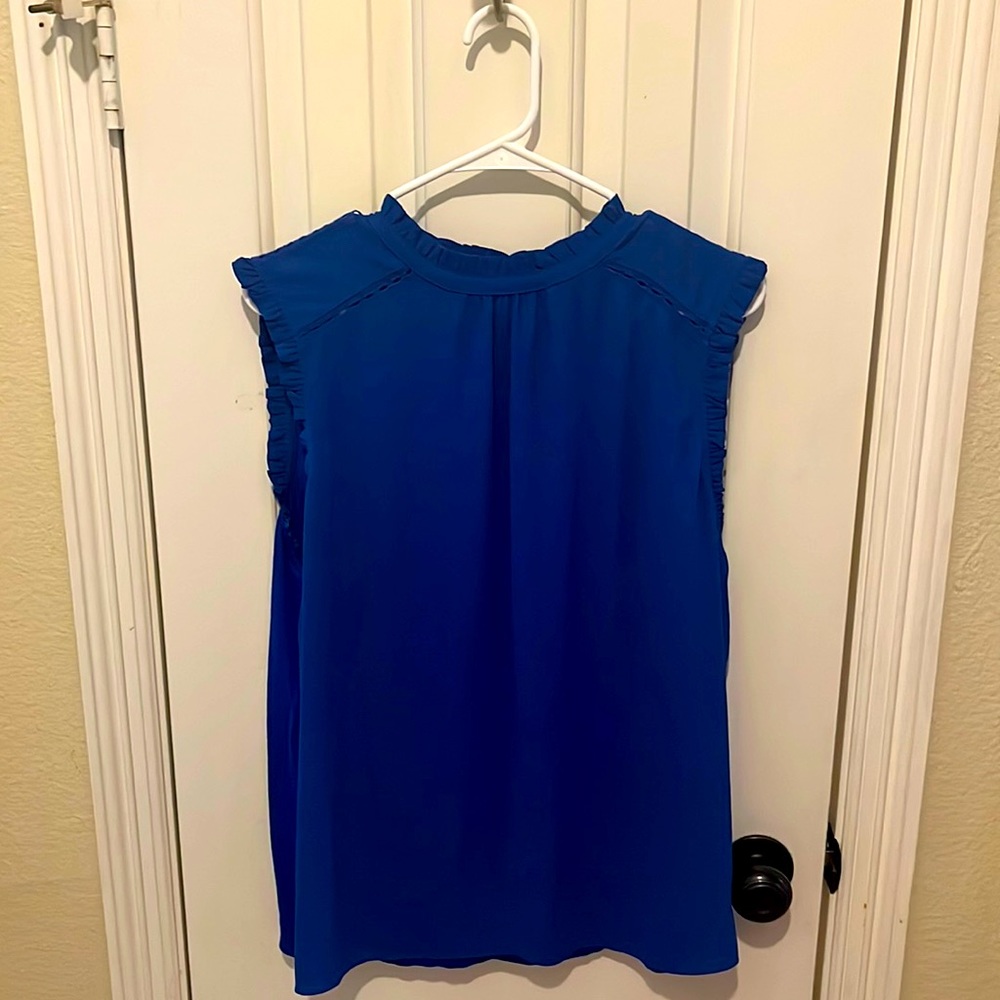 Blue XL Loft sleeveless top